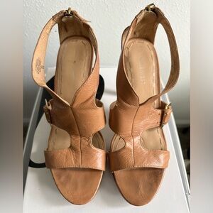 Nine West strap heels size 8.